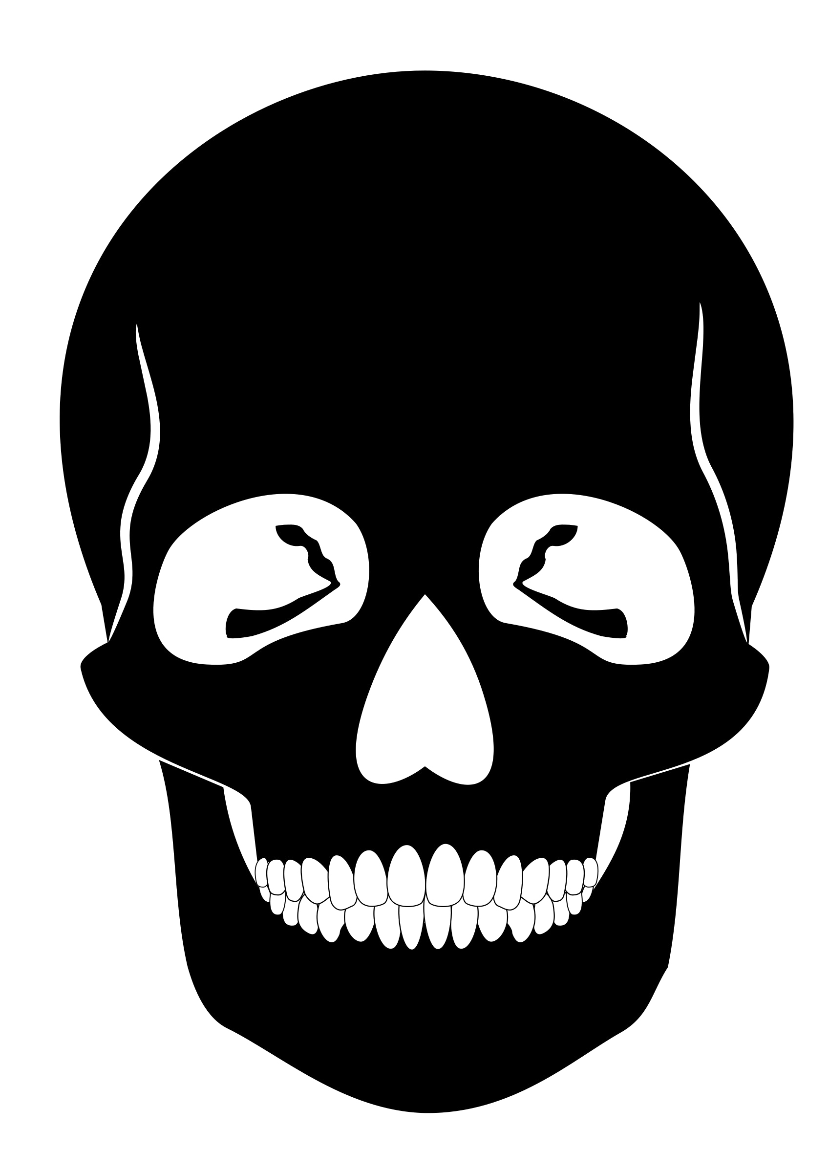 Black Drawing Skull Pictures Png Transparent Backgrou vrogue.co
