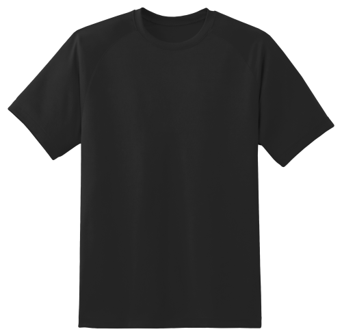 Zwart T-shirt PNG-Afbeelding met Transparante achtergrond