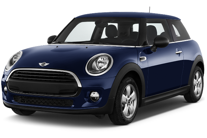 Blue Mini Cooper PNG Pic