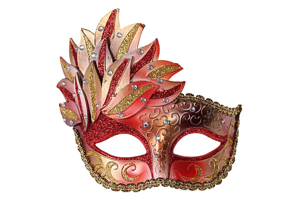 Imagem transparente de máscara de carnaval