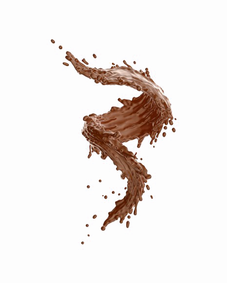 Chocolate Splash PNG Gambar Transparan