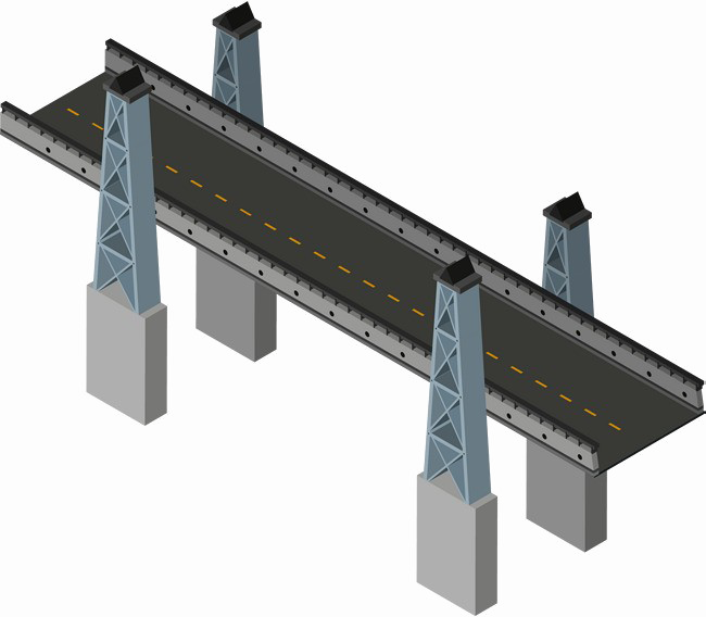 Puente de la ciudad Imagen PNG gratis