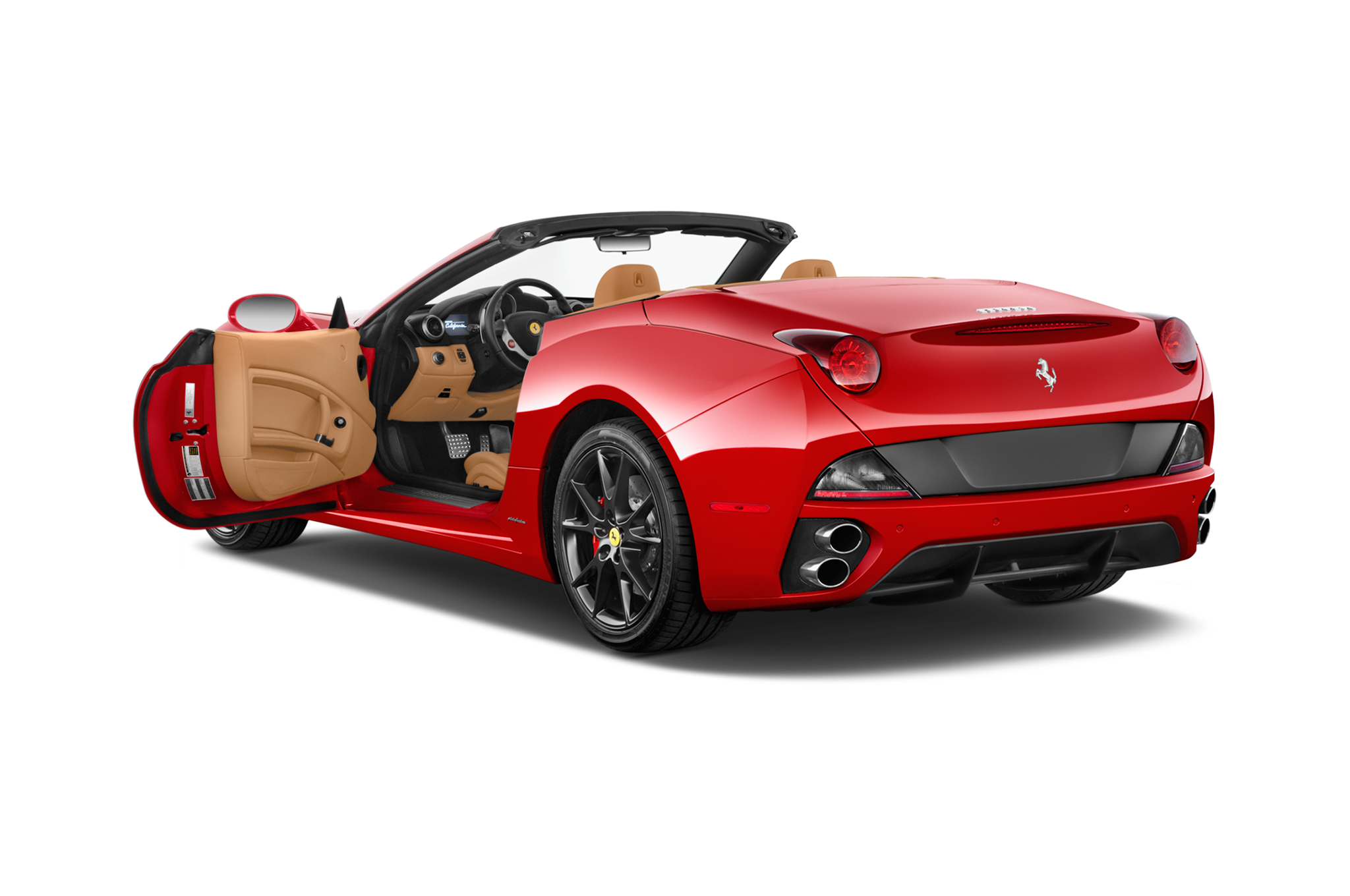 Конвертируемый Ferrari прозрачный образ