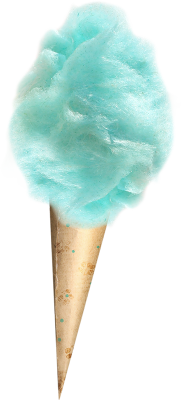 Cotton Candy PNG Image with Transparent Background