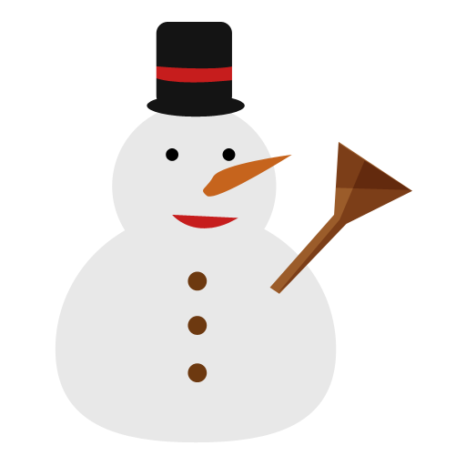 Schattige sneeuwpop PNG Gratis Download