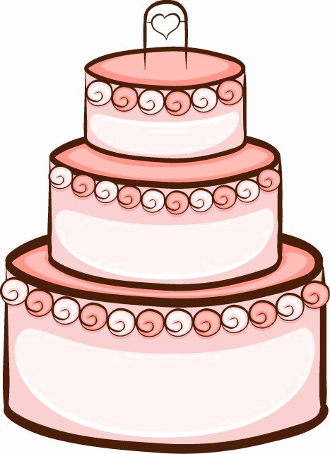 ديكور كعكة الزفاف PNG خلفية صورة