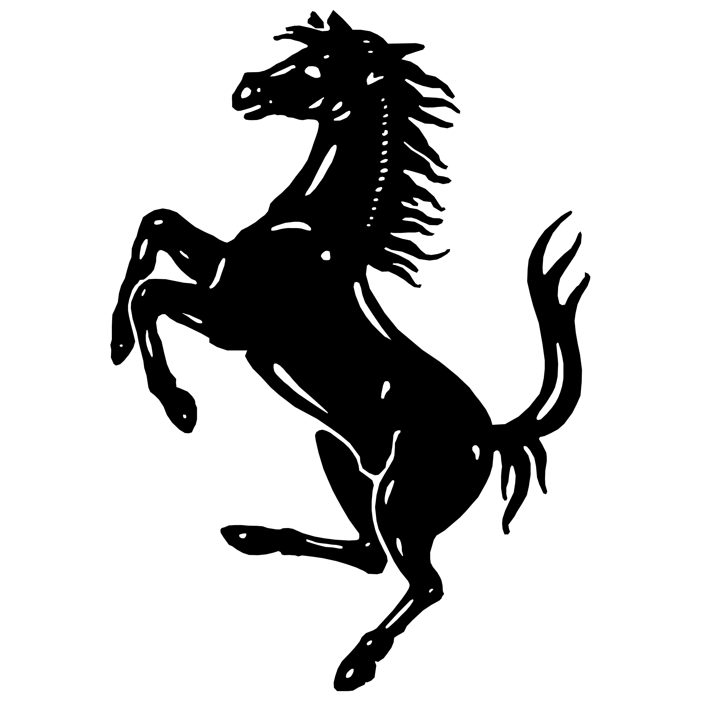 Ferrari logo PNG фоновое изображение