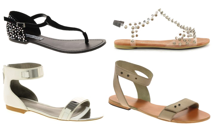 Flat Sandal Download PNG Image