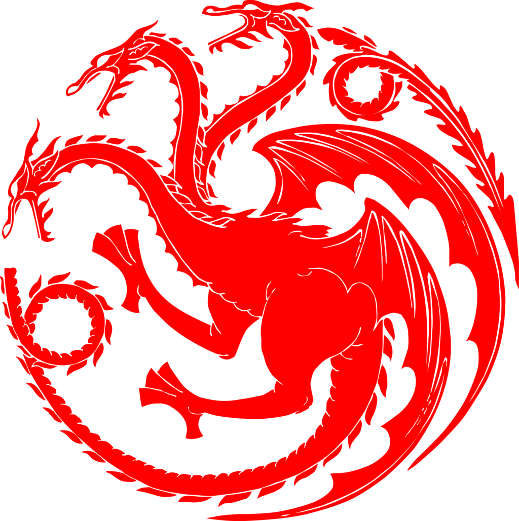 Jogo da imagem transparente do logotipo de Thrones