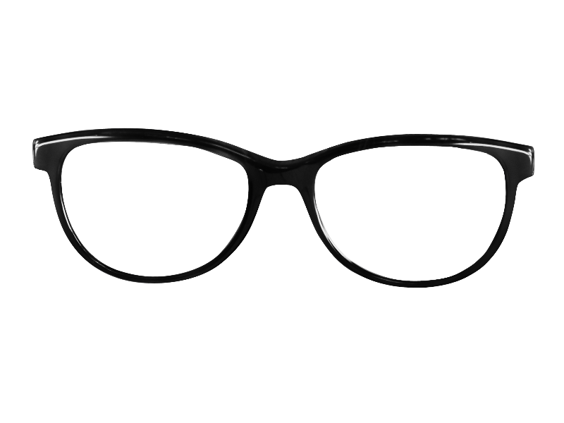 نظارات خلفية شفافة PNG