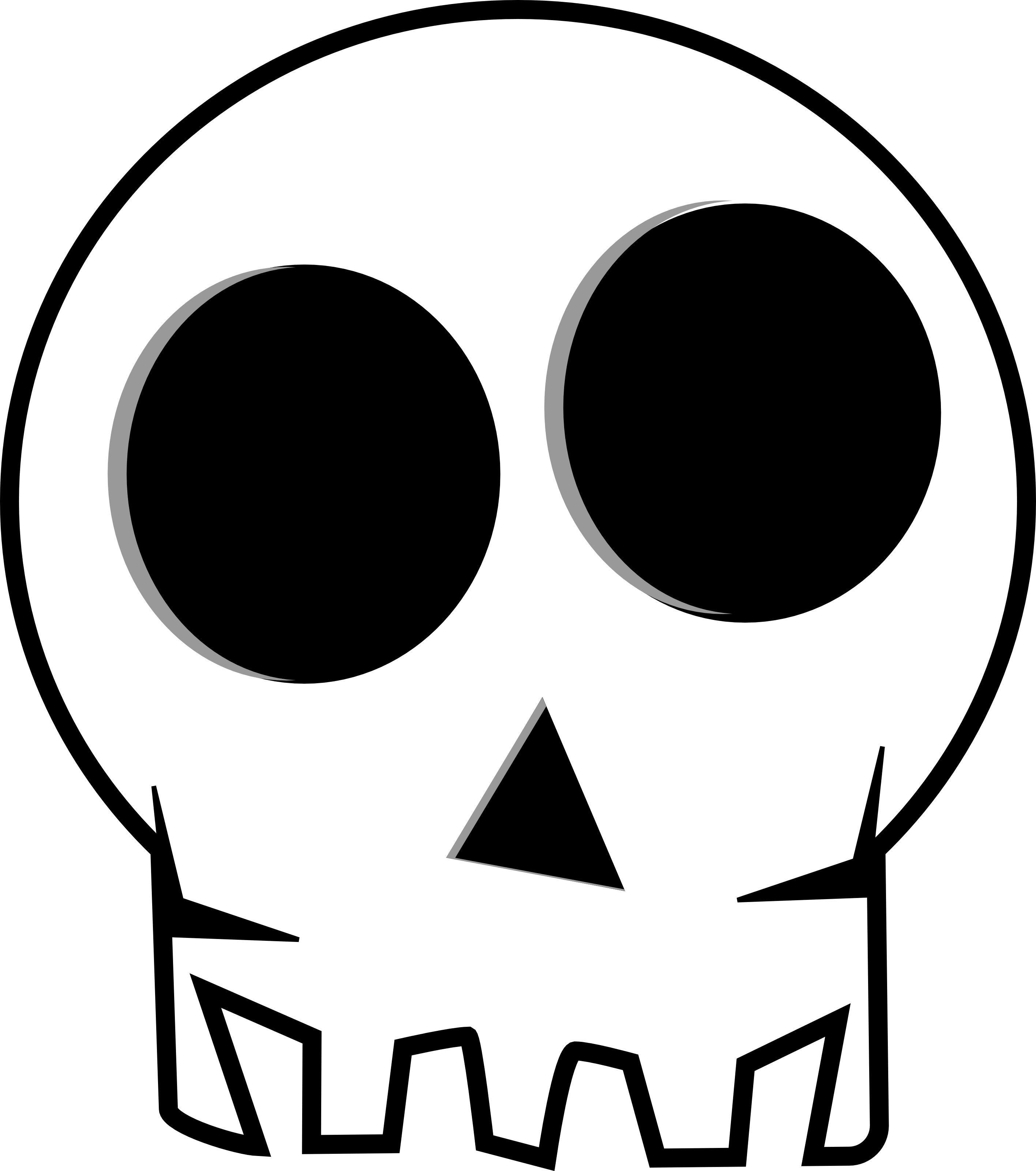 Halloween Skull PNG imagen Transparente