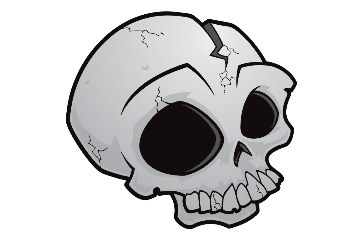 Imagen Transparente del cráneo de Halloween