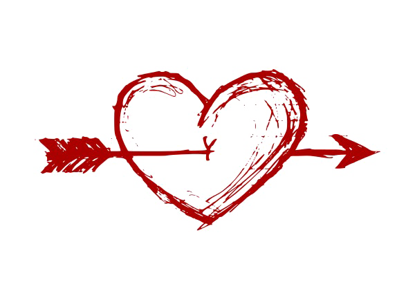 Flecha del corazón Imagen PNG gratis