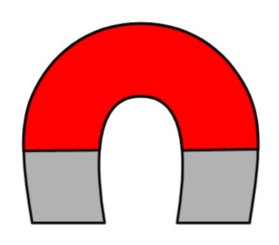 Horseshoe Magnet PNG Image Background