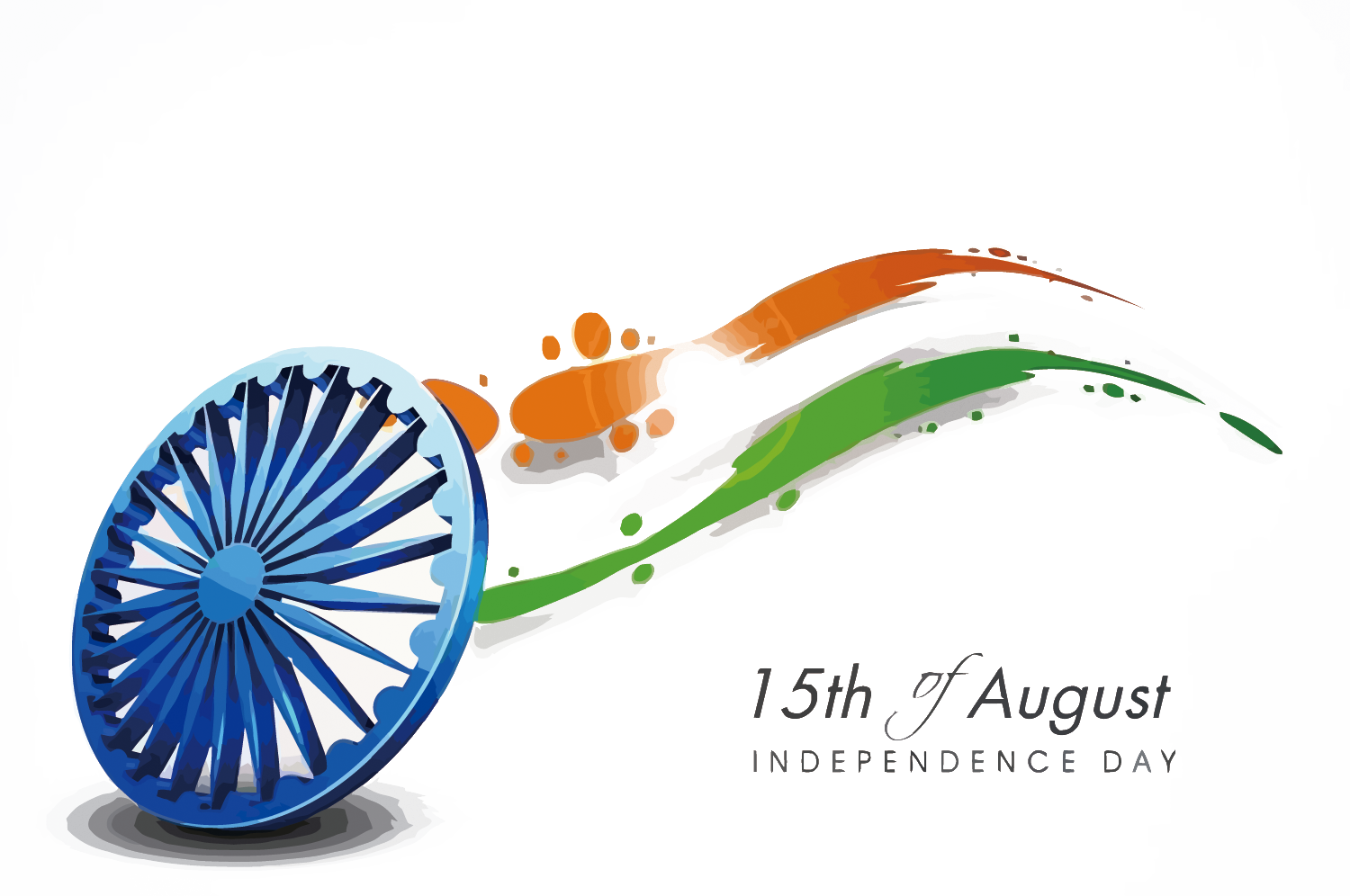 15 August Independence Day Logo