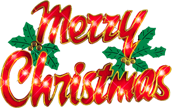 Merry Christmas Transparent Background PNG