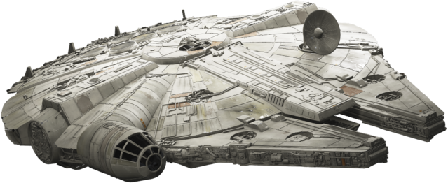 Millennium Falcon Star Wars PNG imagem com fundo transparente