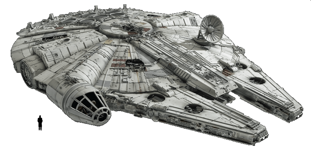 Millennium Falcon Star Wars PNG Pic | PNG Arts