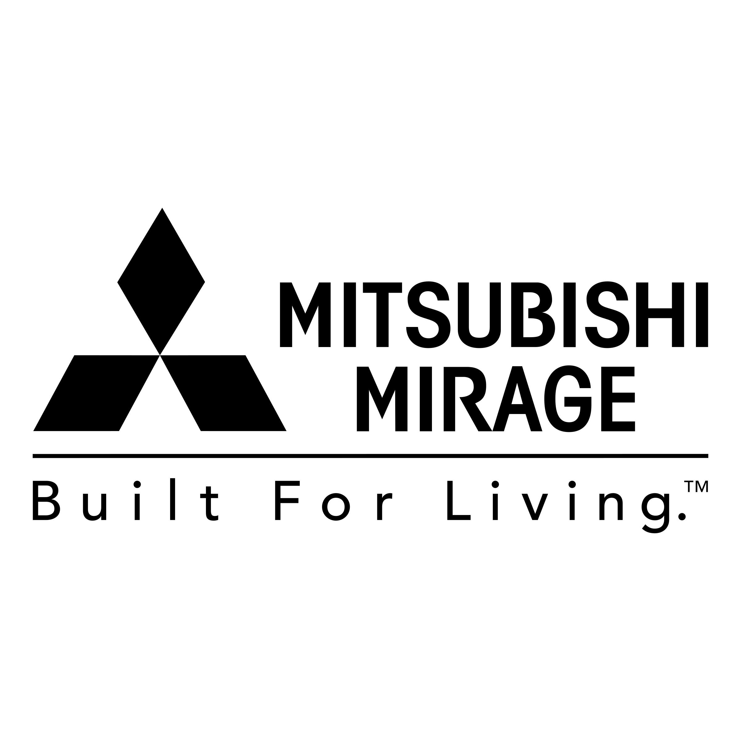 Mitsubishi logo sfondo Trasparente PNG