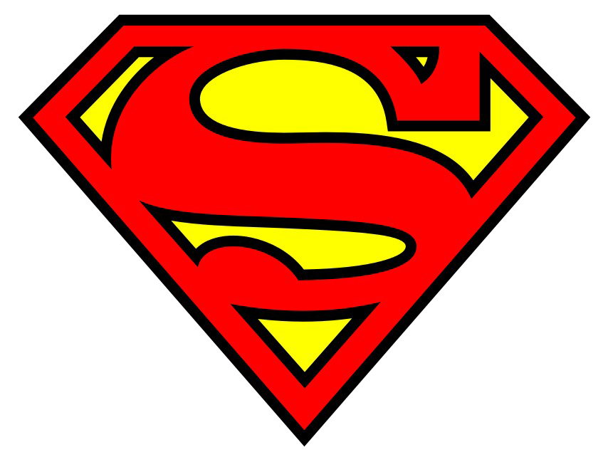 Modernong superman logo PNG Transparent na Imahe