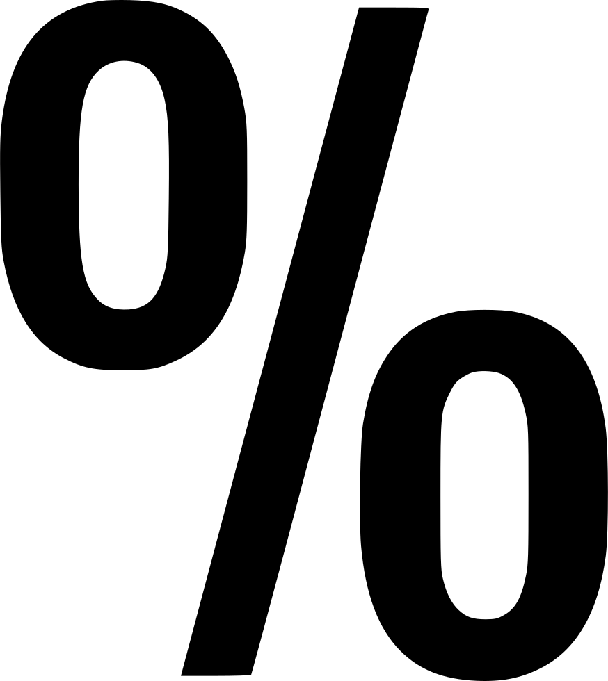 Percentage Symbol Free PNG Image
