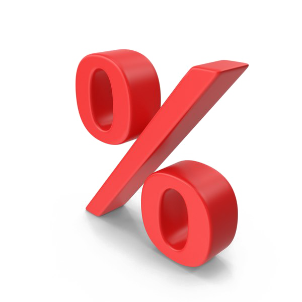 Percentage Symbol PNG High-Quality Image