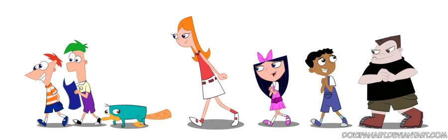 Phineas dan Ferb Gambar PNG dengan latar belakang Transparan