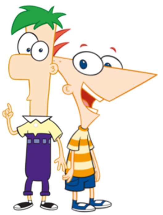 Phineas dan Ferb PNG Gambar Transparan