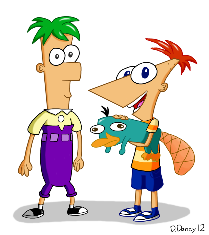 Phineas dan Ferb Transparan Background PNG