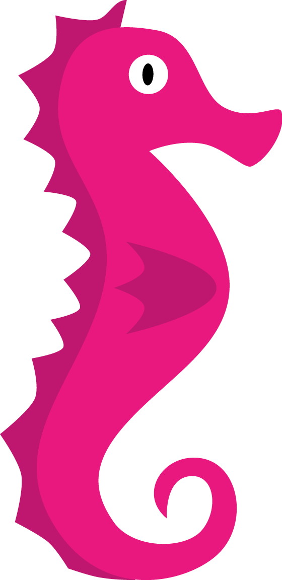 Pink Seahorse Gratis PNG Gambar