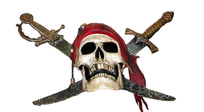 Gambar Pirate Skull PNG