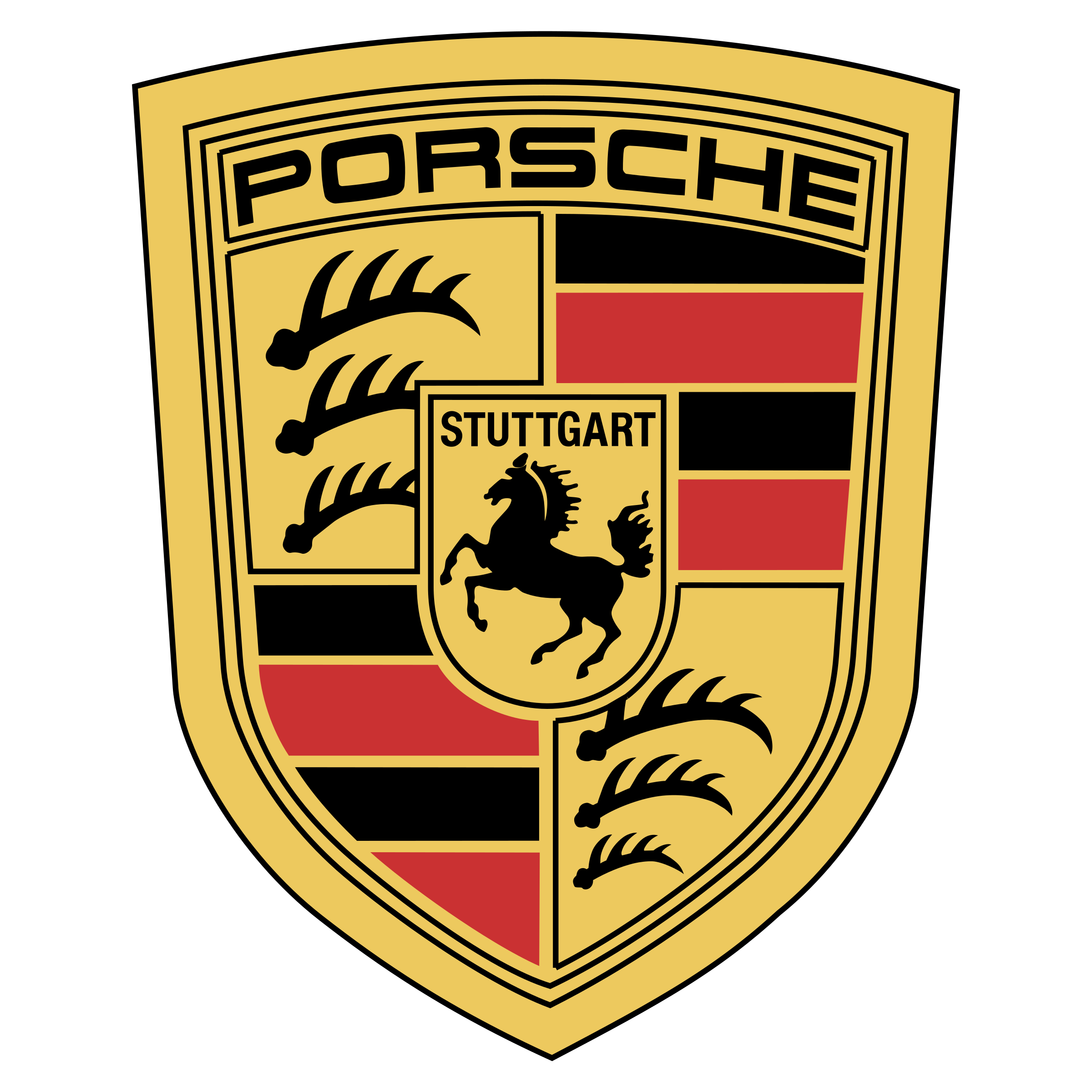 Porsche logo Gambar Transparan