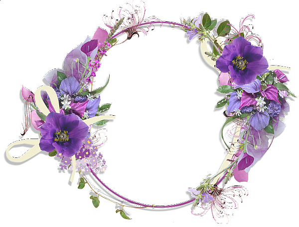 Fleurs violet PNG image de haute qualité