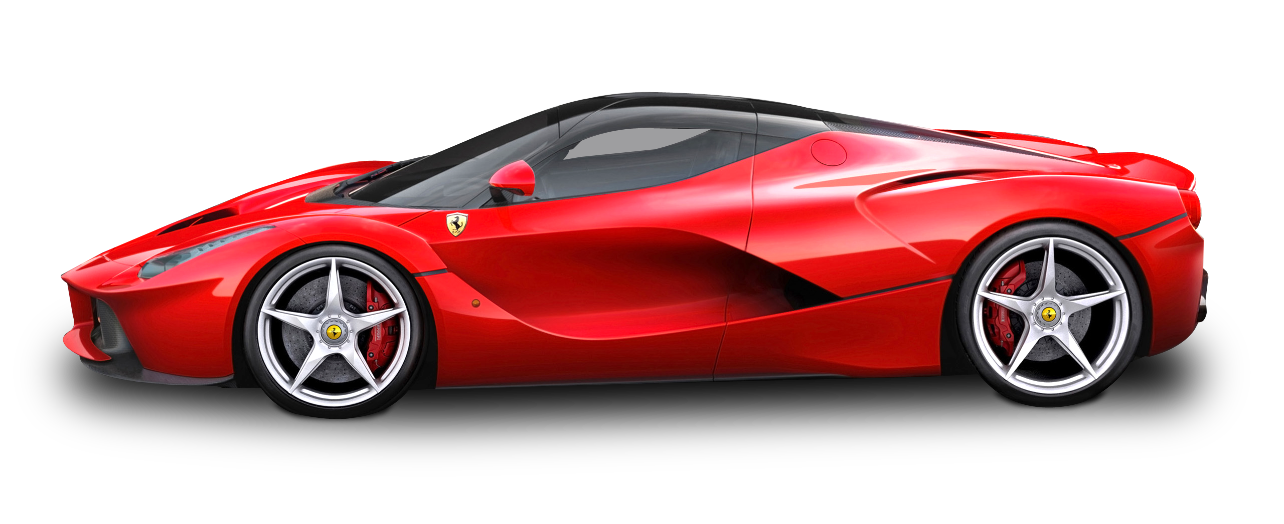 Красный Ferrari прозрачный фон PNG