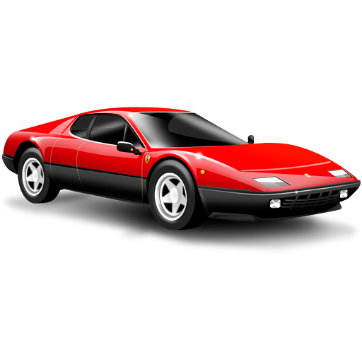 Red Ferrari прозрачное изображение
