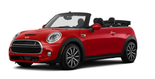 Roter Mini Cooper PNG Bildhintergrund