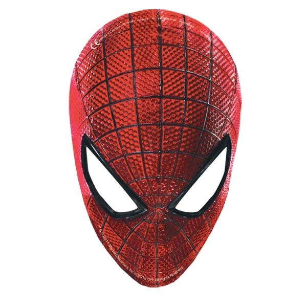 Fondo de imagen PNG de la máscara de hombre araña