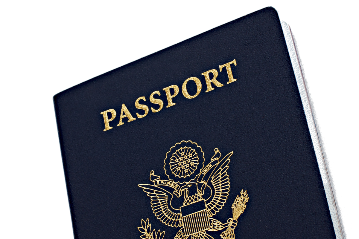 Image Transparente du passeport américain