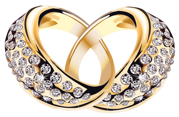 خاتم الزواج صورة شفافة