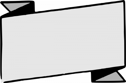 White Banner PNG Transparent Image | PNG Arts