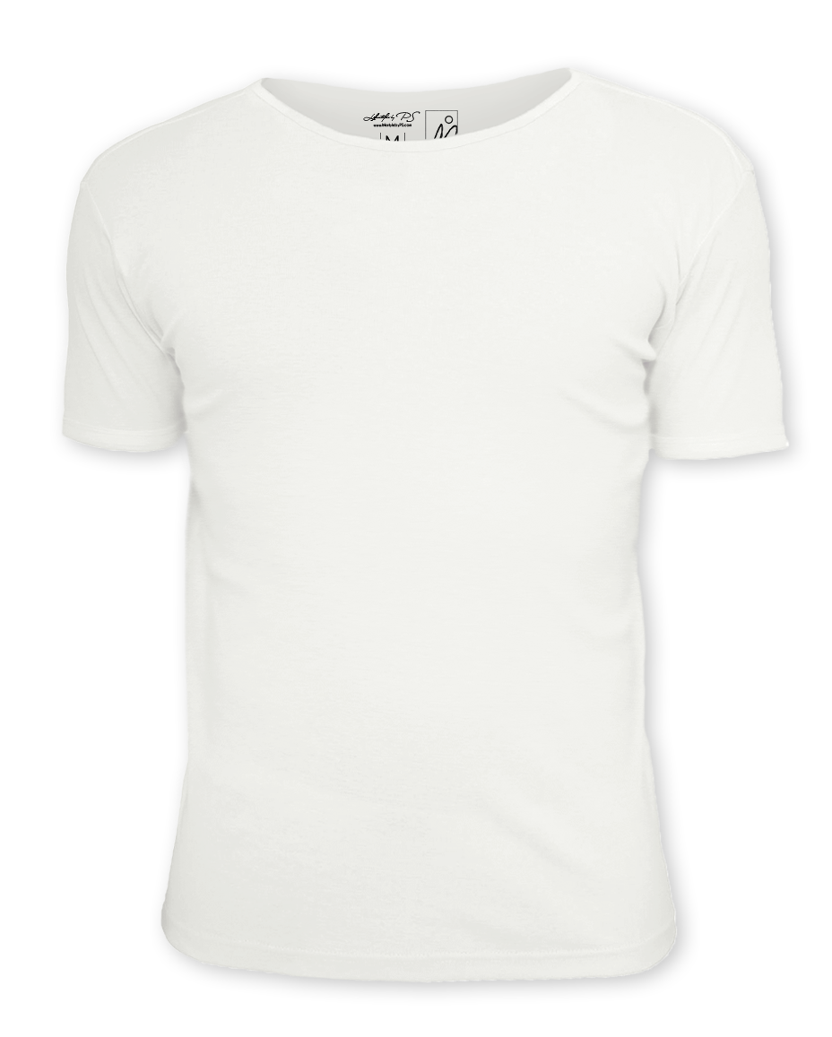 Witte t-shirt PNG achtergrondafbeelding