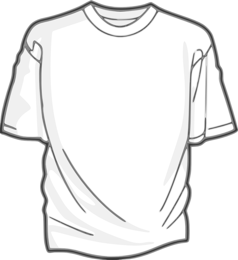 Wit T-shirt PNG Transparant Beeld