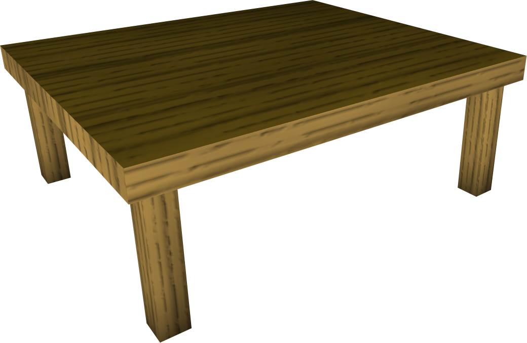 Mesa de madeira PNG foto