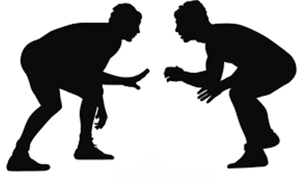 Wrestlers Fighting Silhouette Transparent Png Svg Vec - vrogue.co