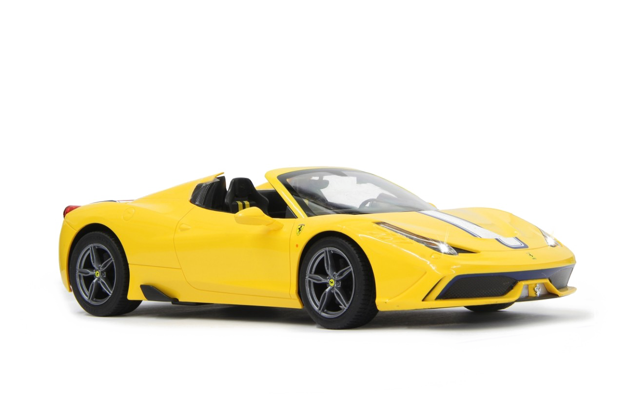 Желтый Ferrari PNG Высококачественное изображение