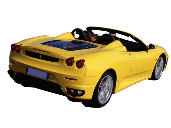 Yellow Ferrari PNG фото