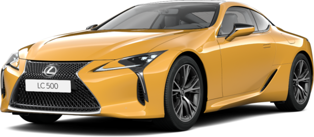 Imagen amarilla Lexus PNG de alta calidad