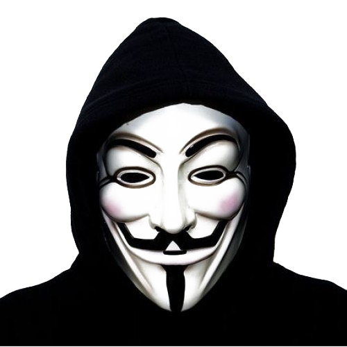Anonymer Mask-PNG-Bild Transparenter Hintergrund