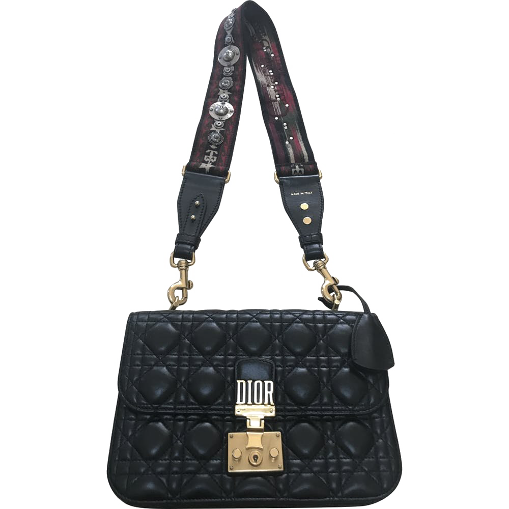 Black Dior Bag PNG Прозрачное изображение