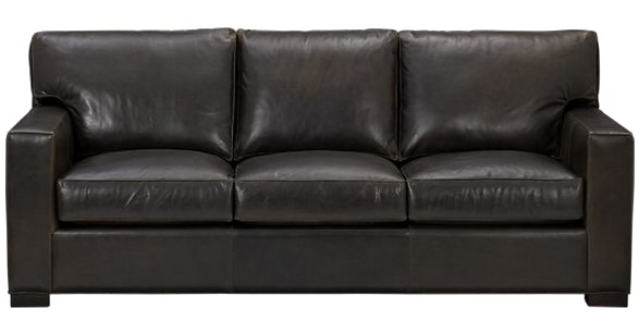 Sofa hitam PNG Gambar Transparan